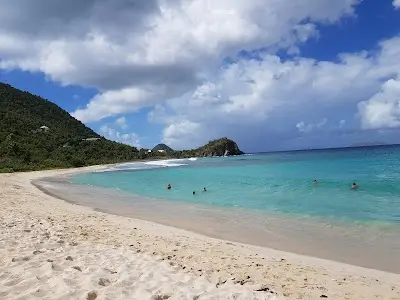 view of beach and water